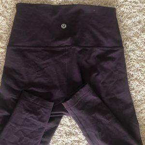 Black Cherry Full Length Lululemon Leggings